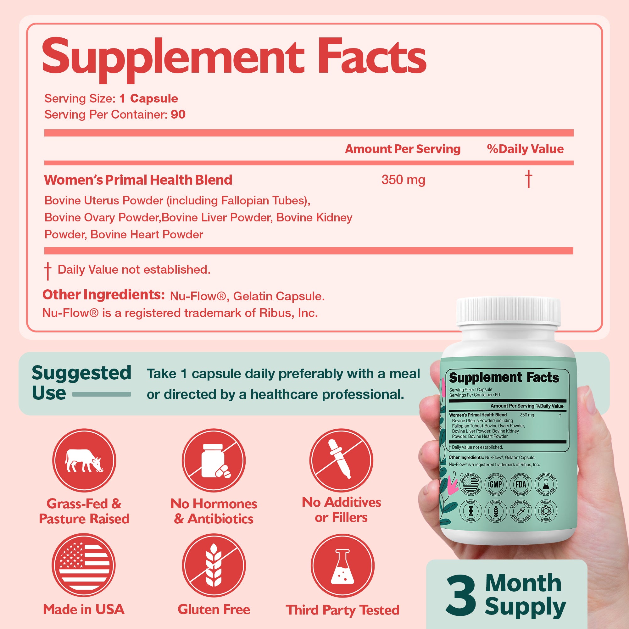 Beef Organ Supplement for Women