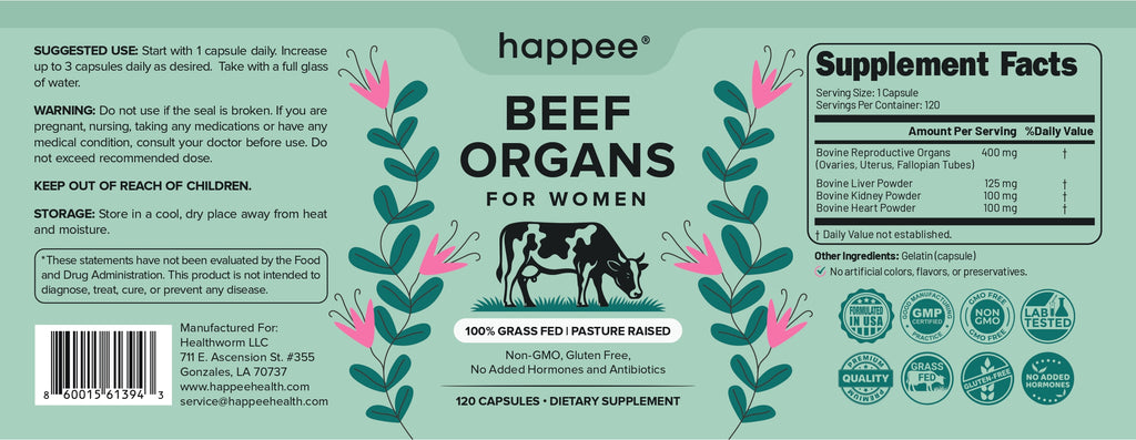 Beef Organ Supplement for Women
