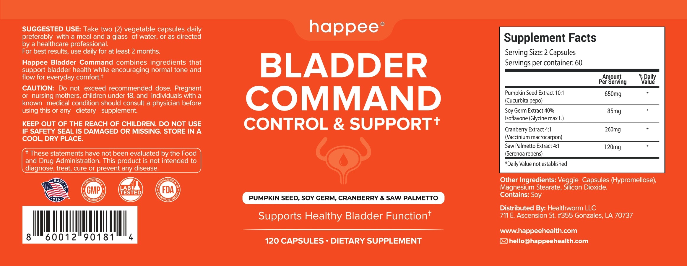 Bladder Control Supplement