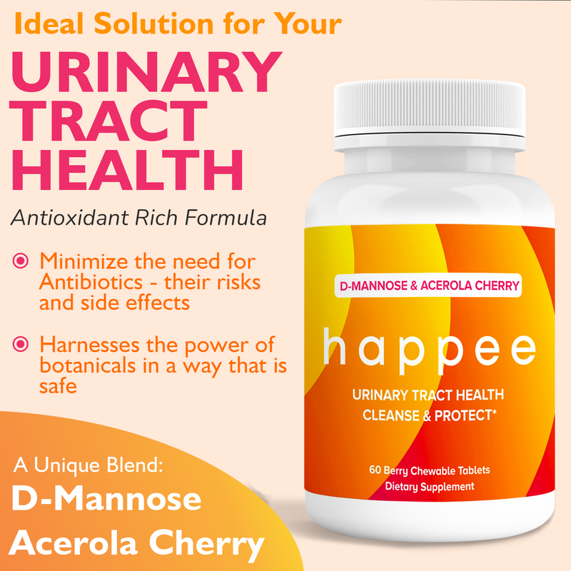 Chewable UTI Prevention by Happee, Berry Flavor