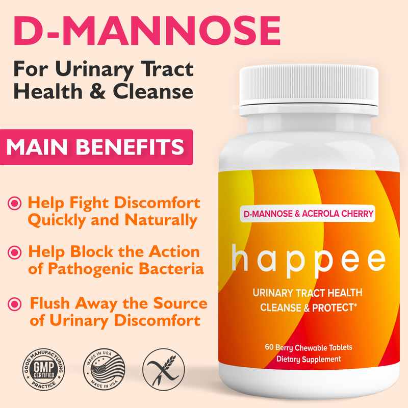 Chewable UTI Prevention by Happee, Berry Flavor