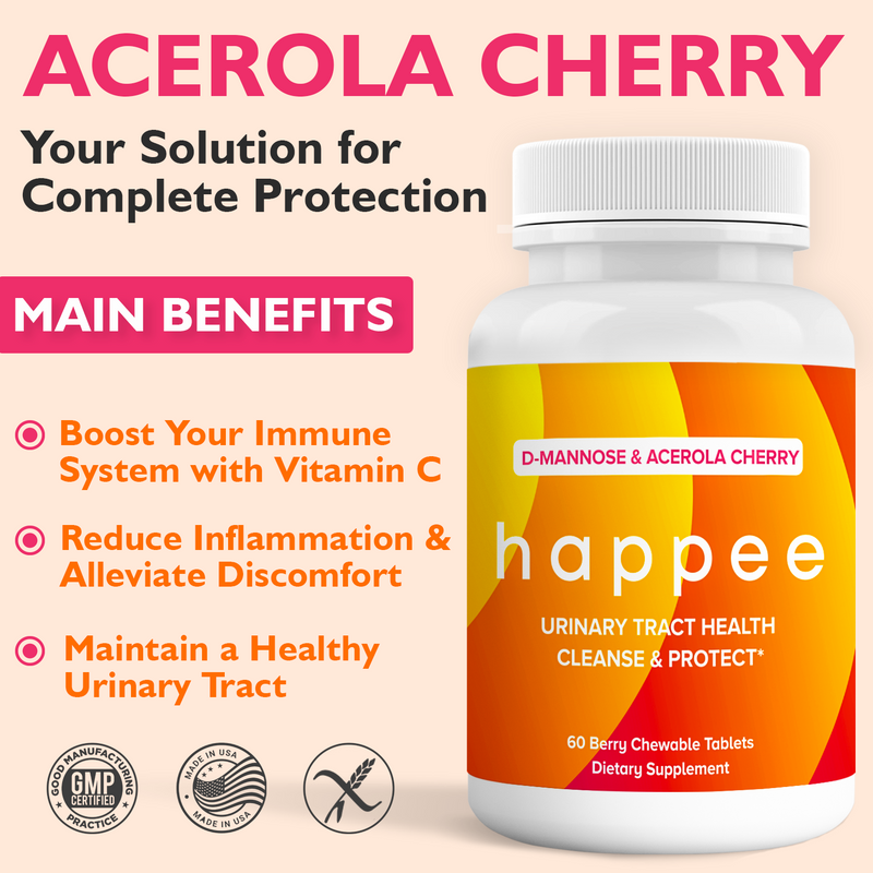 Chewable UTI Prevention by Happee, Berry Flavor