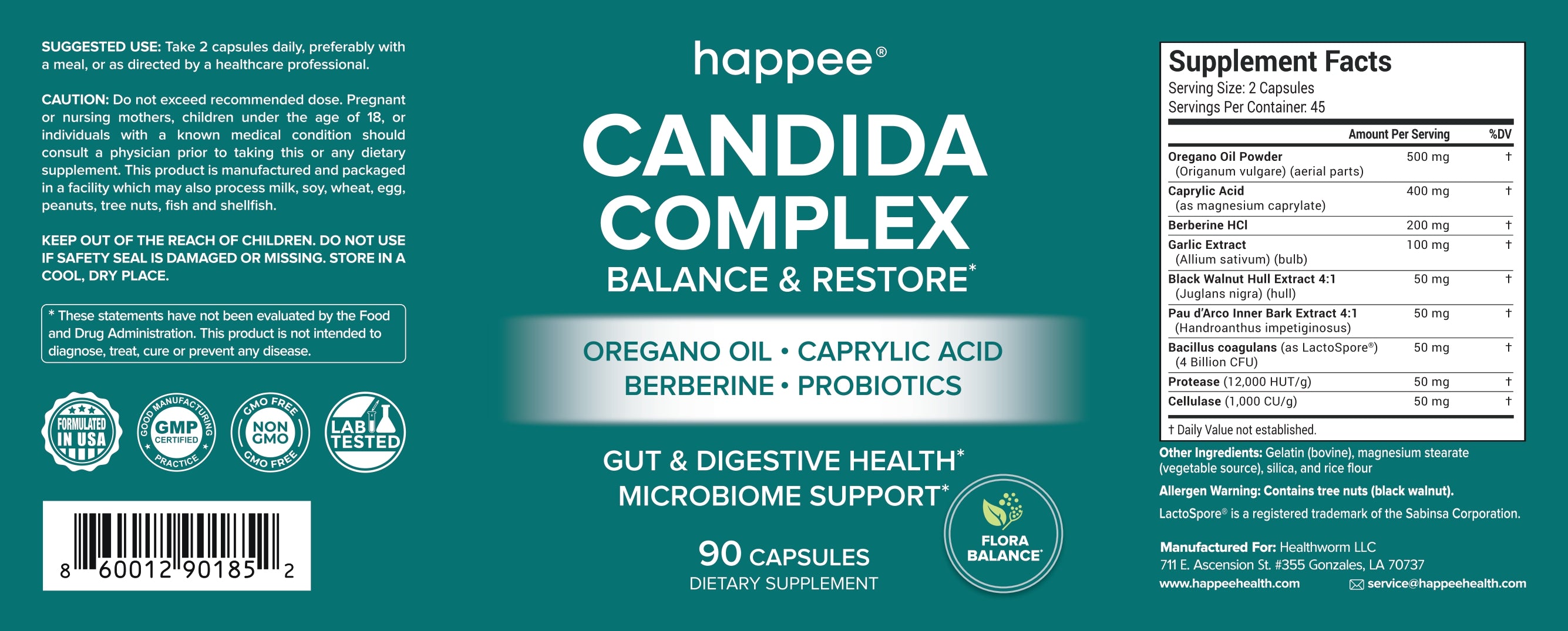 Candida Cleanse - 90 Ct.