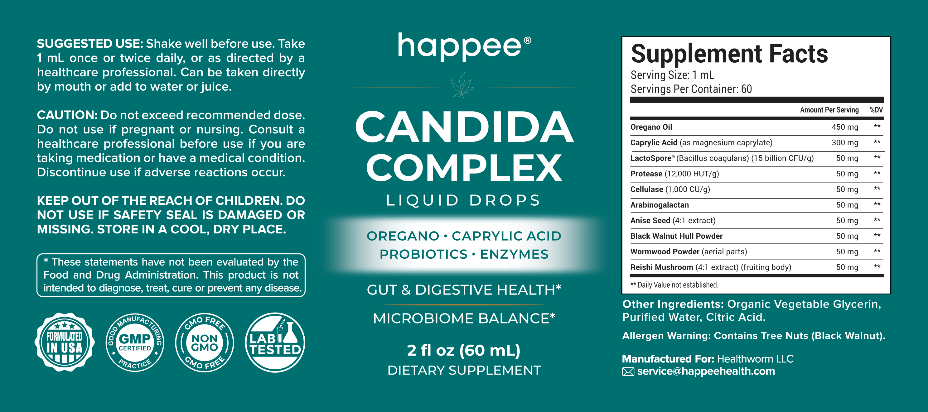 Candida Liquid Drops