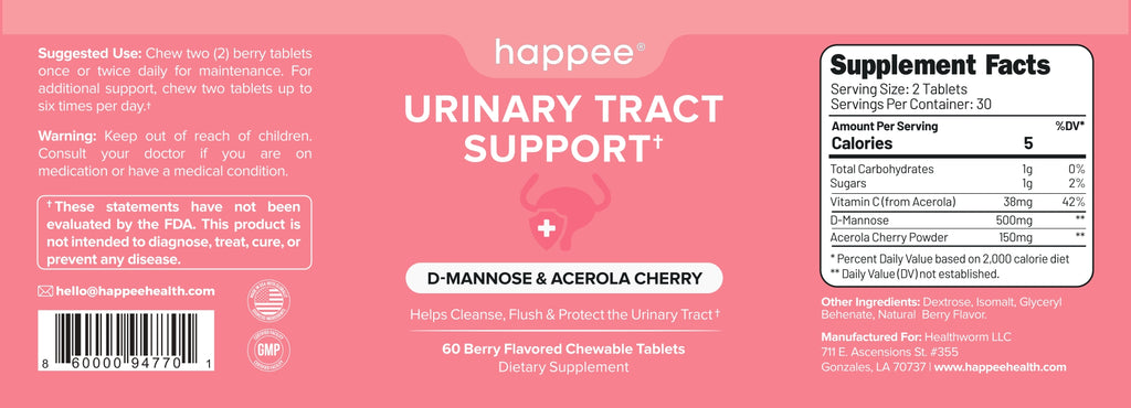 Urinary Tract Support for UTI's