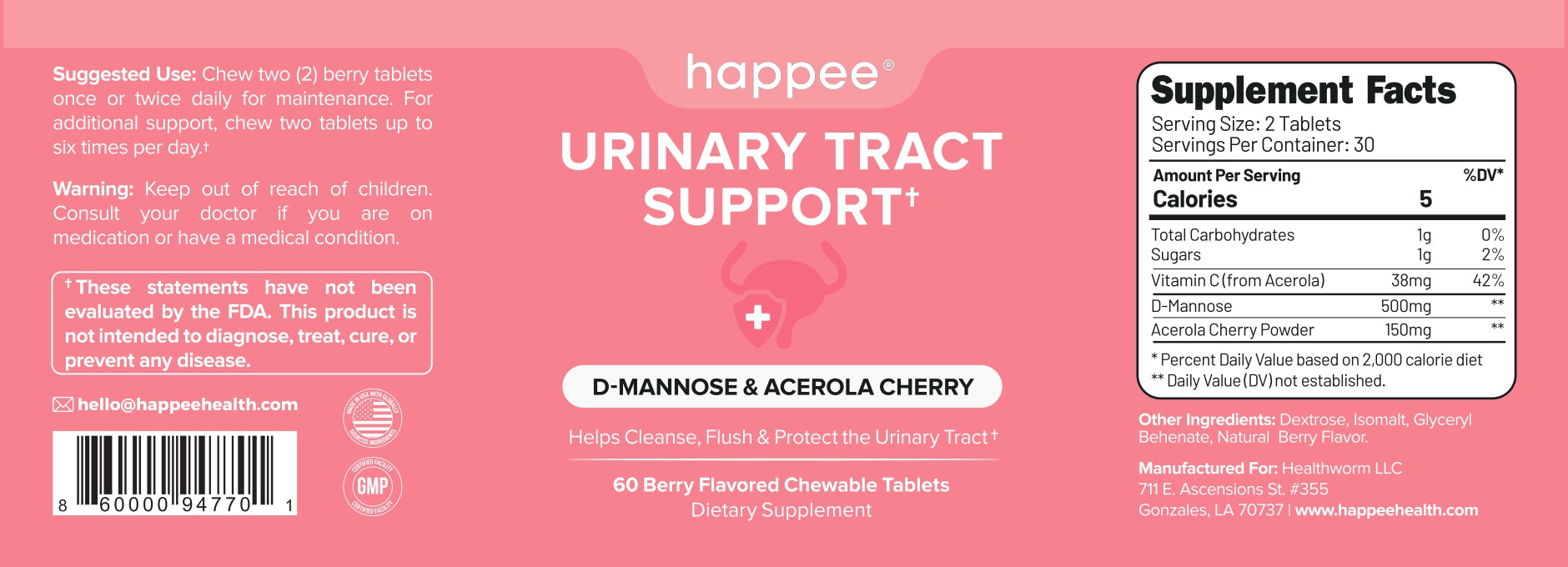 Urinary Tract Support for UTI's