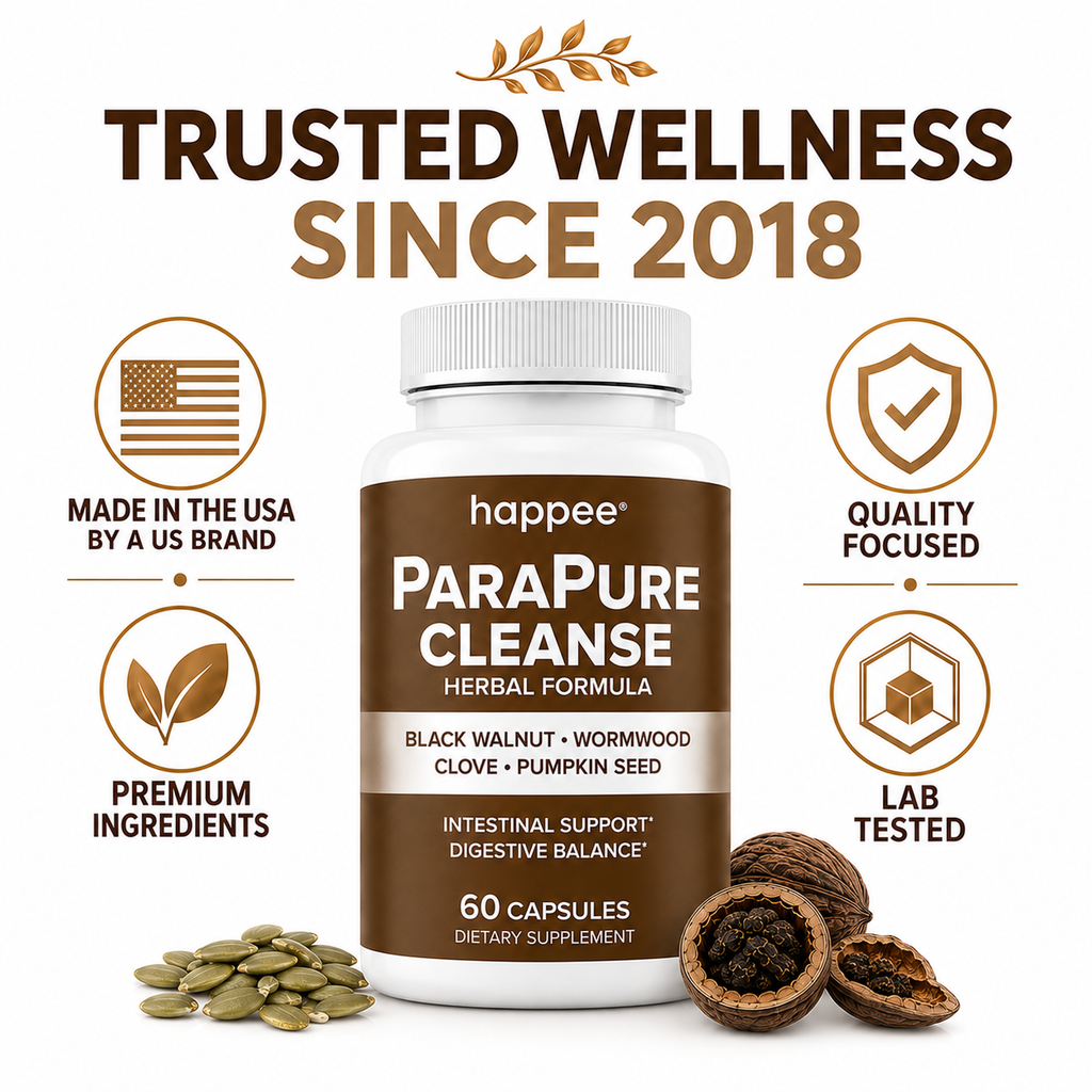 happee health supplements parapure cleanse herbal formula