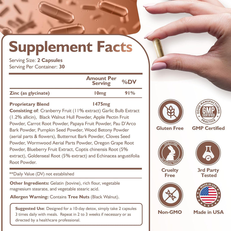 parasite cleanse capsules