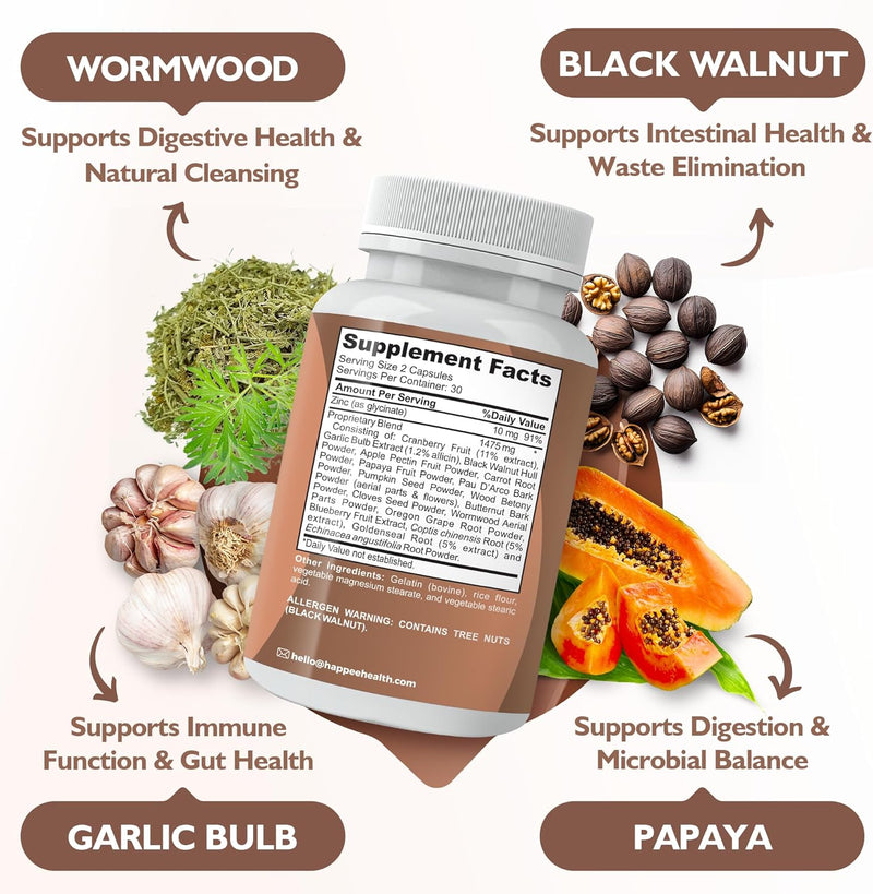 wormwood black walnut parasite cleanse